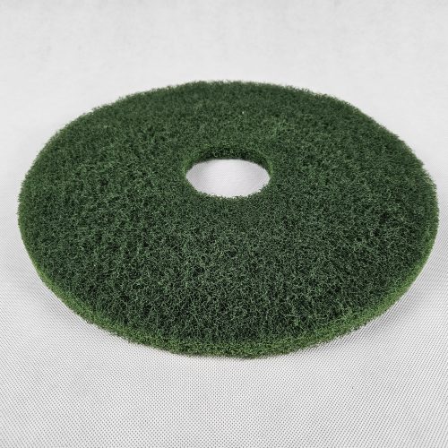 Pad de Frecat 15" 380mm din Poliester pentru Curățare Zilnică - Verde
