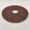 Pad de Curățare 16" 410mm din Poliester, Culoare Maro - Ideal pentru Suprafețe Puternic Murdare