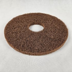   Pad de Curățare 18" 460 mm, Poliester, Maro - Pentru Suprafețe Puternic Murdare