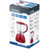 Blender Floria ZLN3079 - 1,5L - 300W - Roșu - Cu Lame din Oțel Inoxidabil