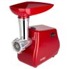 Mașină de Tocat Carne Electrică Floria ZLN2387 - 1300W, Roșie, cu Accesorii pentru Kebbe și Cârnați