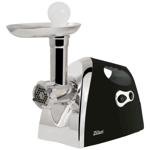 Mașină de Tocat Carne Electrică Zilan ZLN7599 - 1200W - Neagră - Design Elegant cu Fațadă Cromată