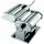 Mașină de Paste Floria, Model ZLN1129, Oțel Inoxidabil, Reglare Grosime 2-6.6 mm, Dimensiuni 205x200x155 mm