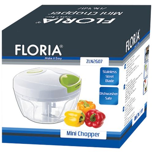 Mini Tocător Manual Floria ZLN2607 - Tocător Portabil pentru Fructe, Legume și Nuci