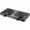 Plită Electrică Zilan cu 2 Zone de Gătit - 15,5/18,5 cm, 2500 W, Negru - Model ZLN2181 (ZLN2180/BK)