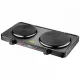 Plită Electrică Zilan cu 2 Zone de Gătit - 15,5/18,5 cm, 2500 W, Negru - Model ZLN2181 (ZLN2180/BK)