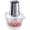 Mașină de tocat electrică Zilan ZLN3888 - Bol de sticlă - 1,6L - Lame duble - 300W - Argintiu
