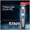 Trimmer și Tuns Zilan ZLN3857 5 în 1, Negru, Reîncărcabil, Fără Fir