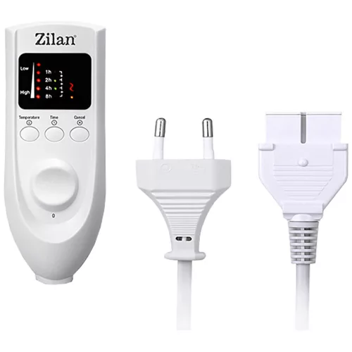 Pătură Electrică Zilan, Dublă, 2 x 60 W, 160 x 140 cm, Model ZLN4120/Negru