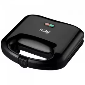   Sandwich Maker Floria ZLN4304 BK, 750 W, Lămpi LED, Negru, Suprafață Antiaderentă