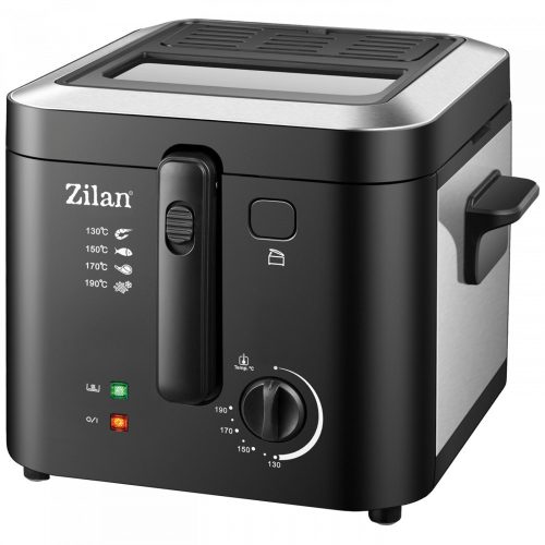 Friteuză Zilan 2,5 Litri, 1600 Wați, Termostat Reglabil - Model ZLN0010