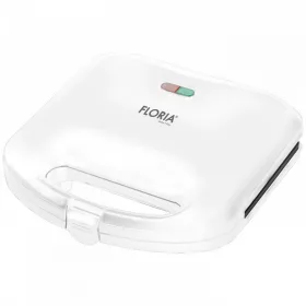   Aparat de făcut sandwich-uri Floria cu Ecran LED, 750W, Alb - Model ZLN4305 (ZLN4304 WH)