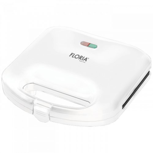 Aparat de făcut sandwich-uri Floria cu Ecran LED, 750W, Alb - Model ZLN4305 (ZLN4304 WH)