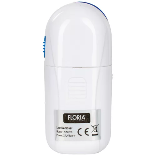 Floria ZLN0195 - Dispozitiv Electric de Îndepărtare a Scamelor pentru Textile, Alimentare cu 2 Baterii AA, Design Ergonomic