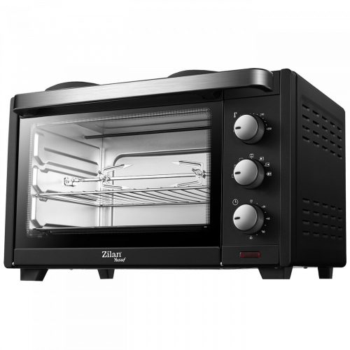 Cuptor Mini Zilan cu Grătar, Capacitate 28L, 3200W, Negru - Model ZLN0997