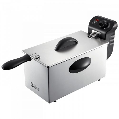 Friteuză Zilan ZLN1819, 2180 W, Capacitate 3 Litri, Oțel Inoxidabil