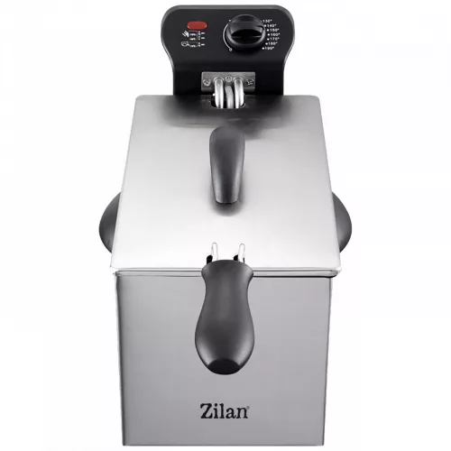 Friteuză Zilan ZLN1819, 2180 W, Capacitate 3 Litri, Oțel Inoxidabil