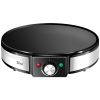 Tigaie Electrică pentru Clătite Zilan, 1200 W, 30 cm, Oțel Inoxidabil, Model ZLN2922
