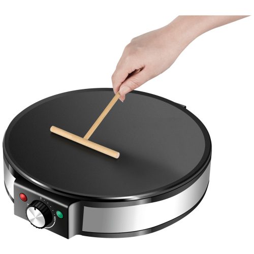 Tigaie Electrică pentru Clătite Zilan, 1200 W, 30 cm, Oțel Inoxidabil, Model ZLN2922