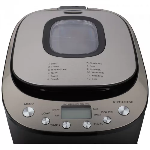 Aparat de Pâine Zilan ZLN5213, 550W, 12 Programe Digitale, Capacitate 900g, Funcție Pornire Întârziată