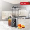 Blender Zilan ZLN3925 - 1,5 Litri - 2 Viteze - Funcție Impuls - Sticlă - Zdrobire Gheață - 1000W - Negru/Gri