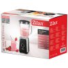 Blender Zilan ZLN3925 - 1,5 Litri - 2 Viteze - Funcție Impuls - Sticlă - Zdrobire Gheață - 1000W - Negru/Gri