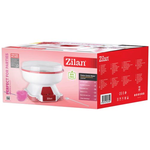Aparat Zilan ZLN3394 pentru preparare vată de zahăr - 500W - alb