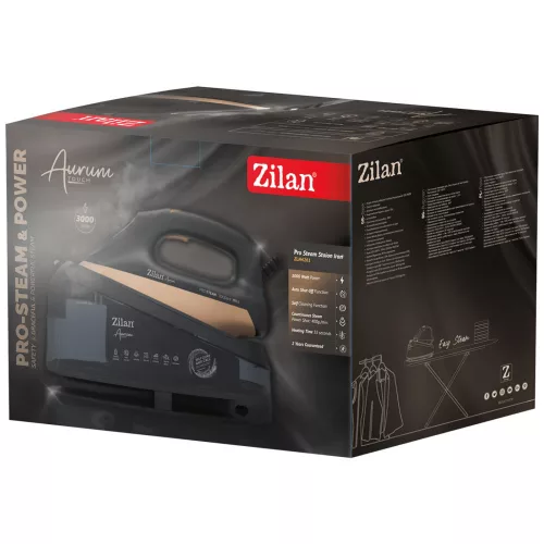 Stație de Călcat cu Aburi Zilan, 3000W, Aurum Touch Pro, Model ZLN4261