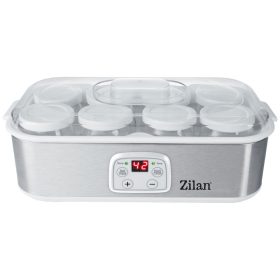   Aparat de Preparat Iaurt Zilan ZLN6104 cu Tăviță - 25W - Alb