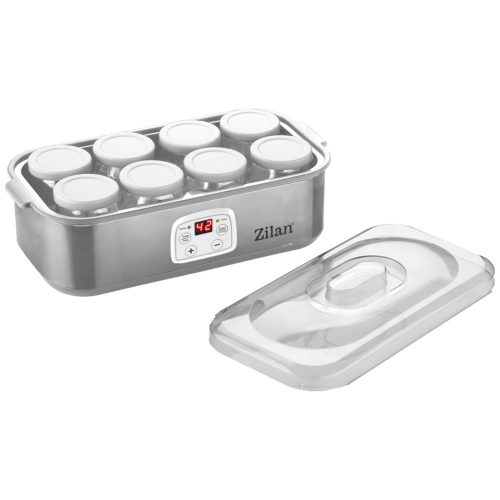 Aparat de Preparat Iaurt Zilan ZLN6104 cu Tăviță - 25W - Alb
