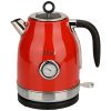 Fierbător de Apă Retro Zilan ZLN7033 - 2200W, 1.7L, Roșu
