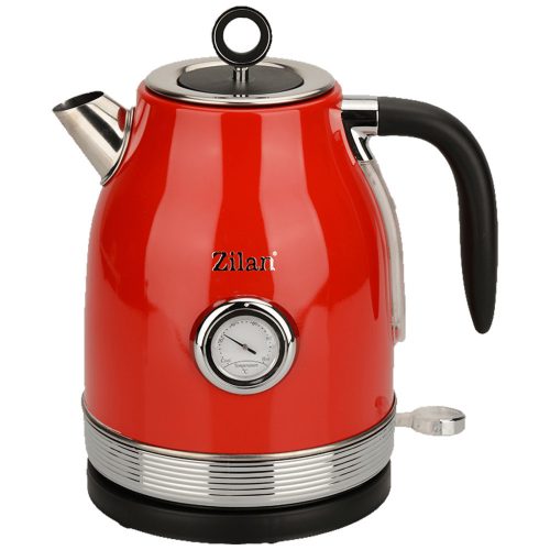 Fierbător de Apă Retro Zilan ZLN7033 - 2200W, 1.7L, Roșu