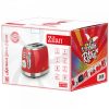 Prăjitor de Pâine Zilan ZLN7040, 2 Fante, 6 Niveluri de Prăjire, 850W, Roșu, Retro