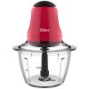 Mini Tocător Electric Zilan ZLN5619 cu Bol de Sticlă - 1L - 200W - Roșu