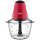 Mini Tocător Electric Zilan ZLN5619 cu Bol de Sticlă - 1L - 200W - Roșu