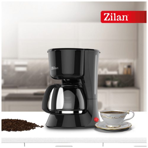 Filtru de Cafea Zilan ZLN3208, 800W, 1,25L, Negru