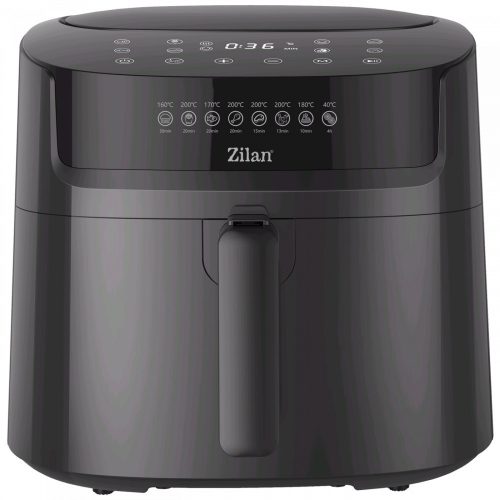 Friteuză cu Aer Cald Zilan XL Digitală, 1800W, Capacitate 6,5L, Neagră - ZLN7999