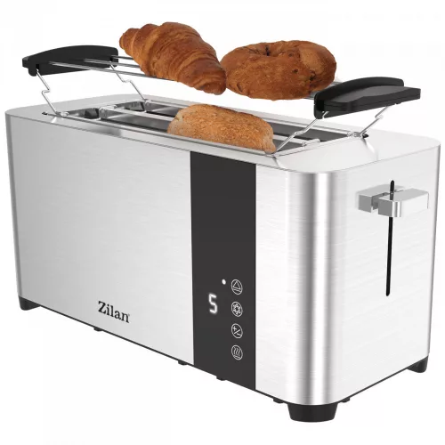 Prăjitor de Pâine Zilan, 1400W, 2 Sloturi, 7 Trepte, Ecran cu Cristale Lichide - ZLN6234