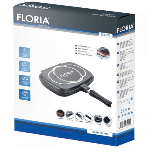 Floria Tigaie Dublă, Antiaderentă, 34 cm - ZLN7019
