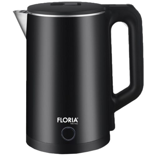 Fierbător de Apă Floria, 1500W, Capacitate 2 Litri, Carcasă Dublă, Model ZLN4919