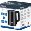 Fierbător de Apă Floria, 1500W, Capacitate 2 Litri, Carcasă Dublă, Model ZLN4919