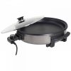Tigaie Electrică pentru Pizza Zilan ZLN7870, 36/38cm, 1500W, Negru