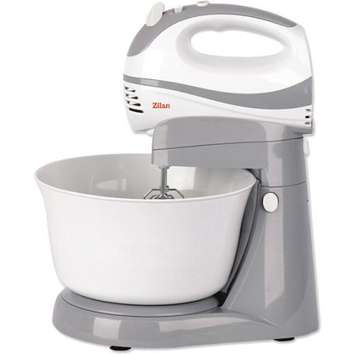 Mixer cu Bol Zilan ZLN8419 - 5 Viteze - Funcție Turbo - 300W - Alb