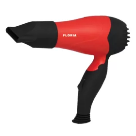   Uscător de Păr Floria ZLN8977, 850W, Roșu-Negru, Ventilator cu 2 viteze, 3 Setări de temperatură, Protecție împotriva supraîncălzirii