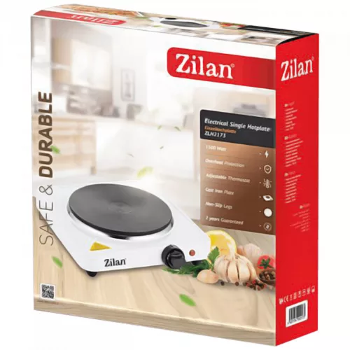 Zilan ZLN2173/WH - Plită Electrică Albă cu Specificații Complete