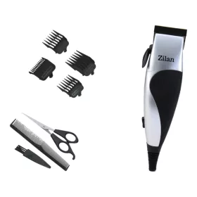   Aparat de Tuns Profesional Floria ZLN0443, 9W, 8 Accesorii, Lame din Oțel Inoxidabil