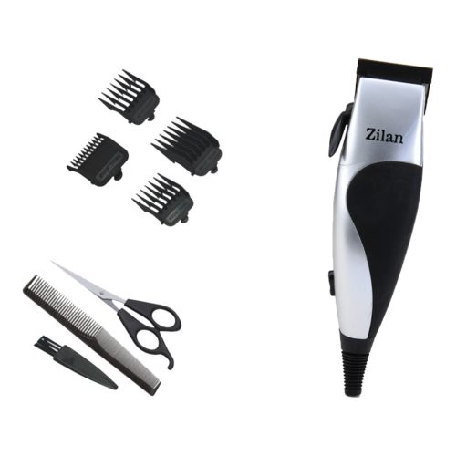 Aparat de Tuns Profesional Floria ZLN0443, 9W, 8 Accesorii, Lame din Oțel Inoxidabil