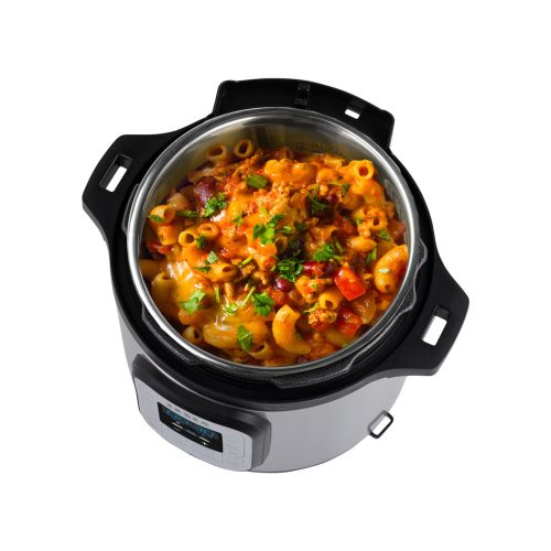 Oală sub presiune electrică multifuncțională TESLA EliteCook K70, 6 litri, 1000 wați, Oțel inoxidabil