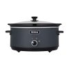 Oală de Gătit Lentă TESLA SlowCook S500, 6.5 Litri, Ceramică, Funcție Menținere la Cald, Compatibilă cu Cuptorul
