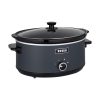 Oală de Gătit Lentă TESLA SlowCook S500, 6.5 Litri, Ceramică, Funcție Menținere la Cald, Compatibilă cu Cuptorul